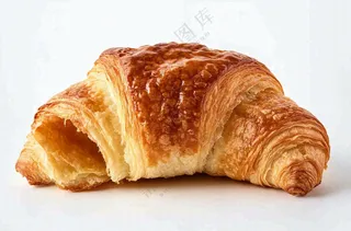 牛角包烘焙面包美食摄影图