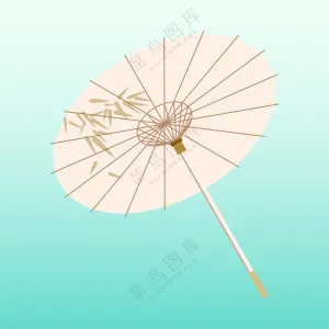 中国风传统油纸伞设计素材