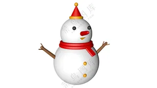雪人3d模型