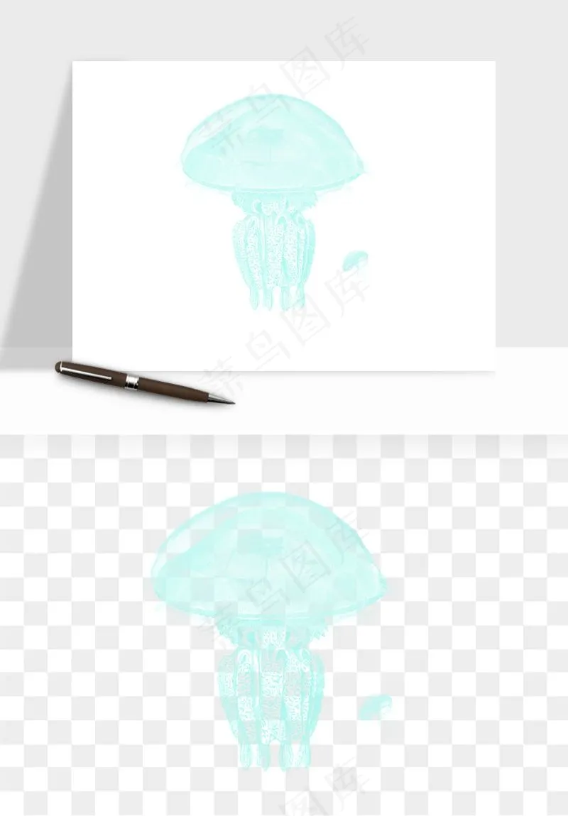 水母章鱼海底生物png免抠图