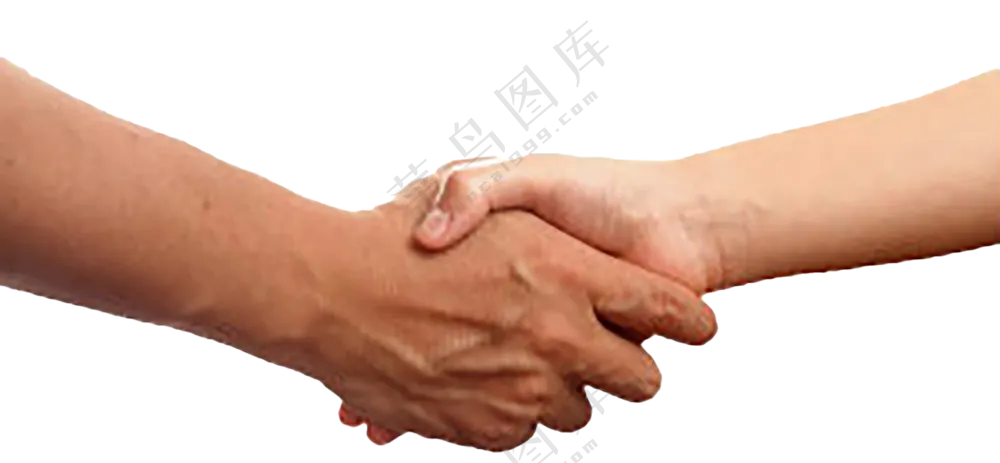 握手免扣图片