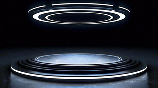 数码科技线光几何背景