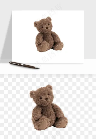 泰迪熊玩具熊png免抠