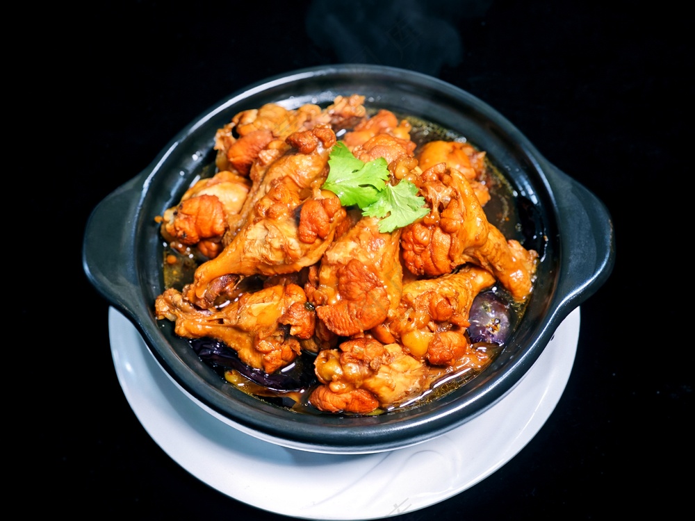 茄子鸡腿煲
