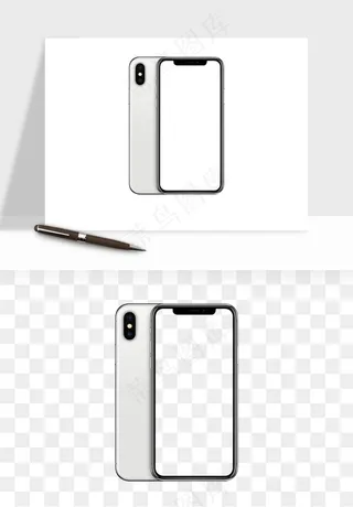 手机样机边框元素png免抠