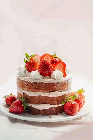 面包蛋糕甜点美食摄影图