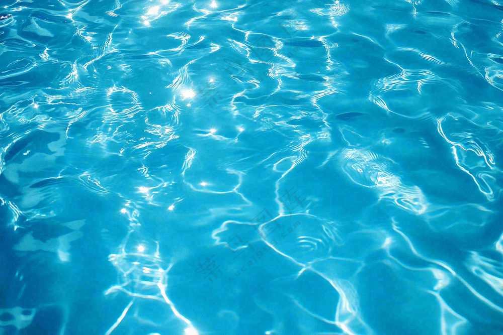 蓝色的游泳池水池摄影图
