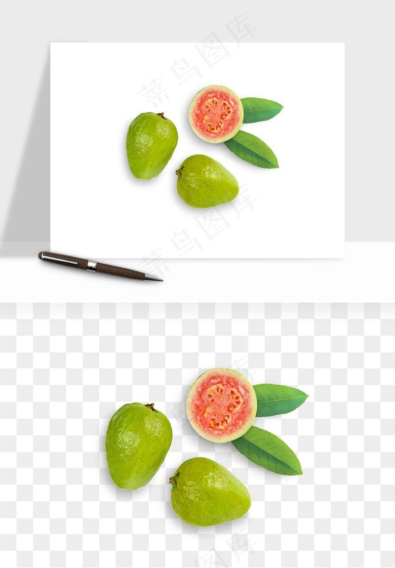 番石榴芭乐水果png免抠