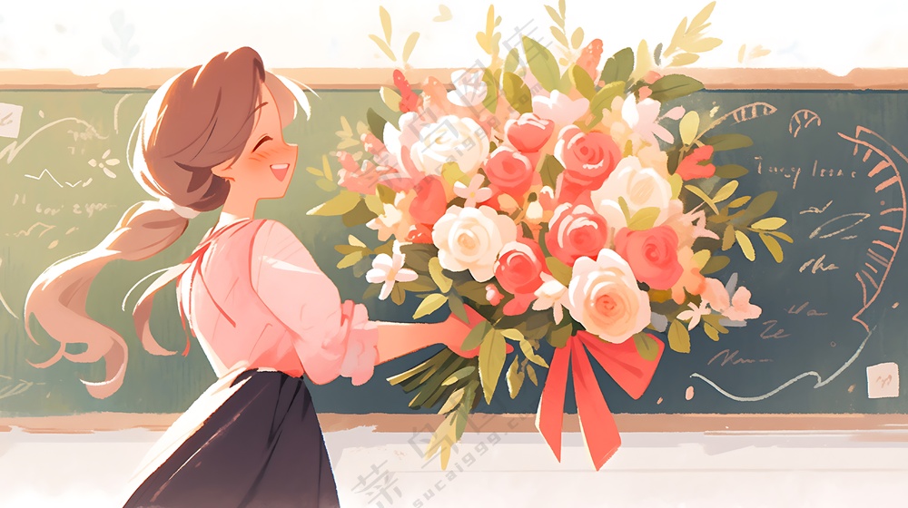 老师鲜花教师