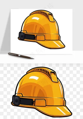 安全帽png免抠