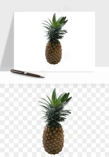 菠萝水果png免抠