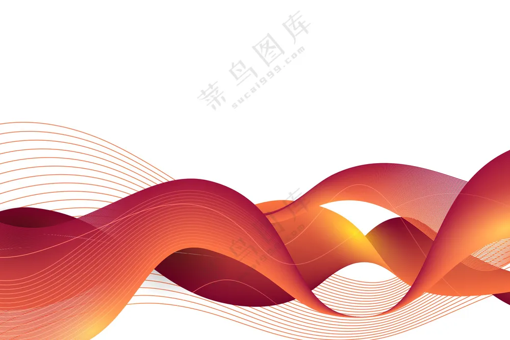 流畅动感的线条元素