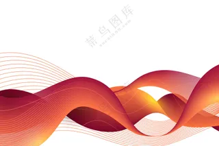 流畅动感的线条元素