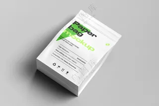 八边封塑料袋包装袋印刷效果图贴图样机食品自立袋样机-4