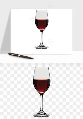 红酒玻璃酒杯png免抠
