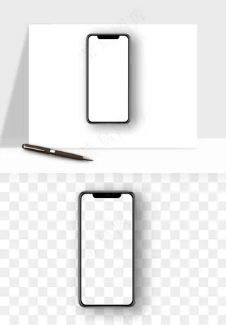 手机样机边框元素png免抠