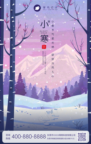 小寒手机海报