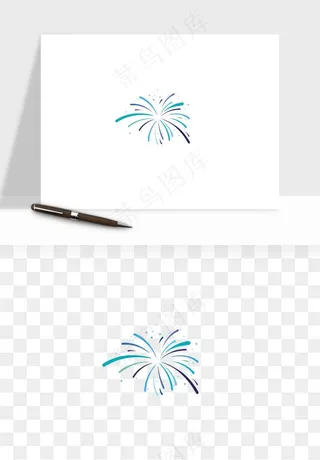 卡通烟花烟火礼花png免抠