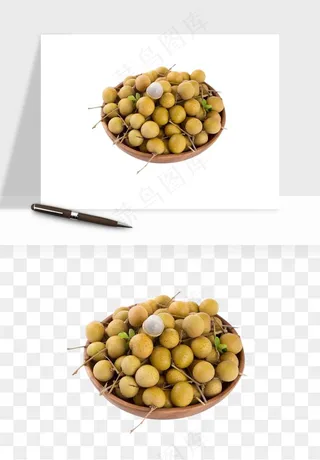 龙眼桂圆水果png免抠