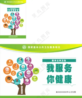 国家基本公共卫生服务项目宣传海报