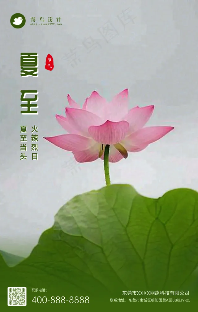 夏至手机海报