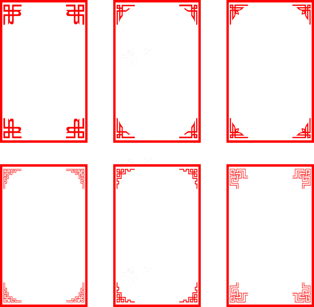 边框矢量图