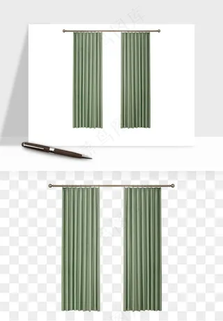 窗帘幕布帷幕png免抠