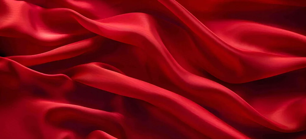 深红色丝绸纹理背景
