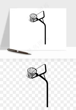 篮球篮球架png免抠