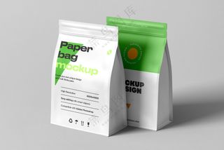 八边封塑料袋包装袋印刷效果图贴图样机食品自立袋样机-3