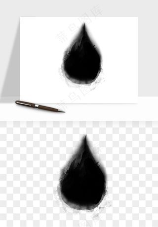 墨迹水墨圆圈圆环边框