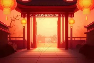 年货节促销电商背景