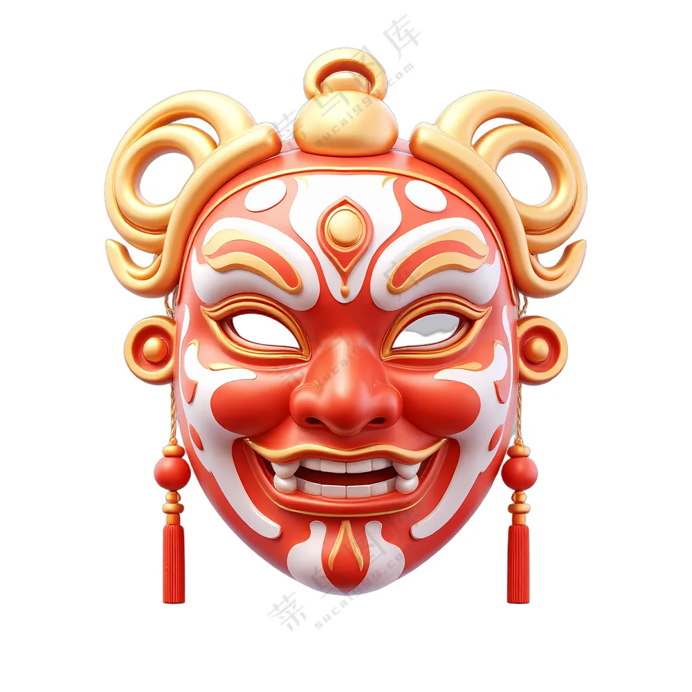 一个精美的面具