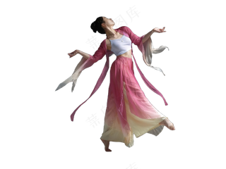 png免抠古装舞蹈人物