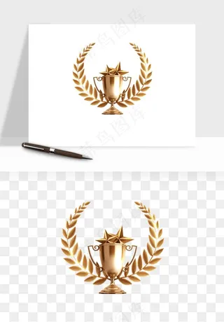 荣誉奖杯冠军金奖png免抠