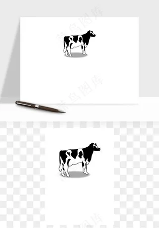 奶牛矢量