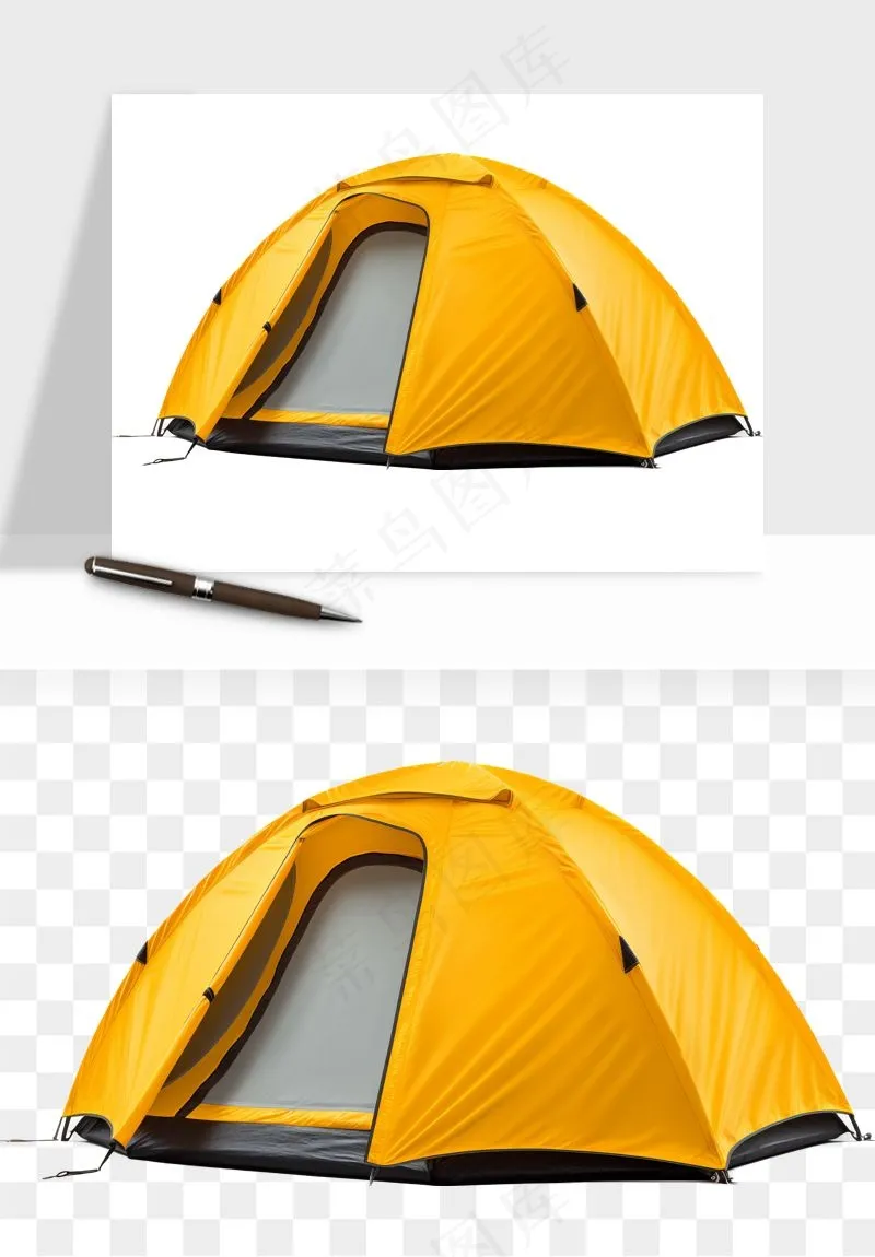 帐篷户外露营png免抠