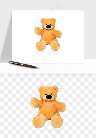 泰迪熊玩具熊png免抠
