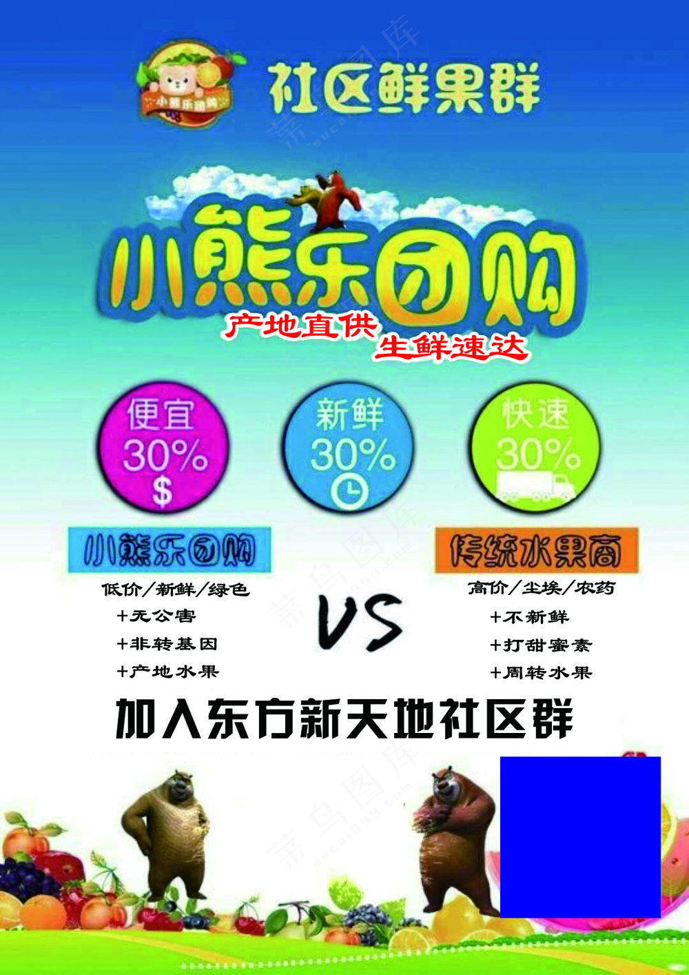 社区团购海报