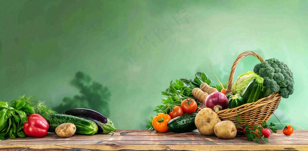 农林蔬果生鲜店水果店蔬菜店背景