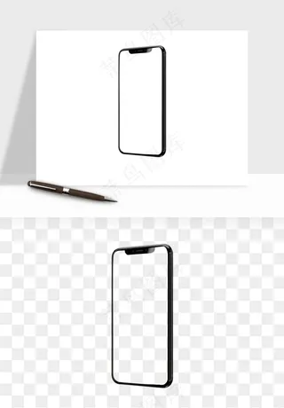 手机样机边框元素png免抠