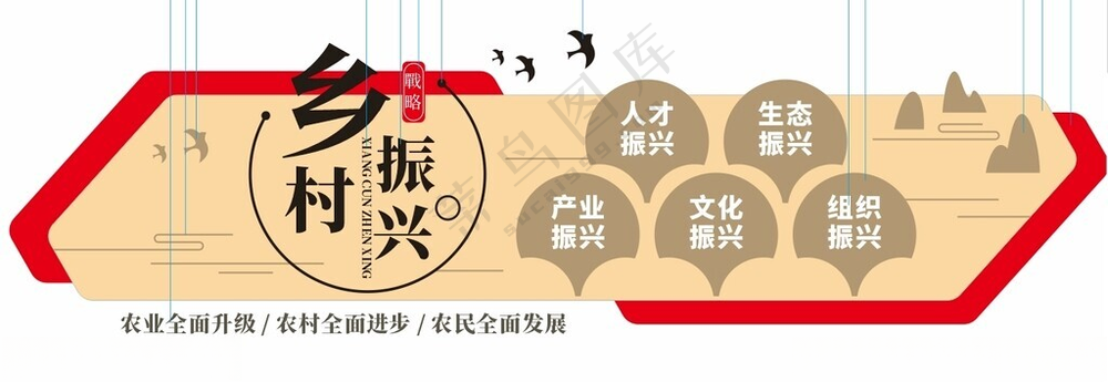 乡村振兴文化墙农村文化墙广告设计