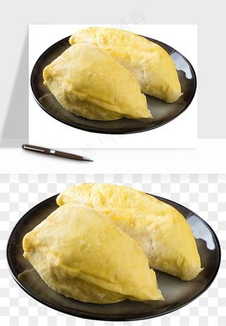 榴莲果肉水果png免抠