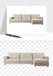 现代沙发家具png免抠
