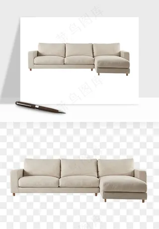 现代沙发家具png免抠