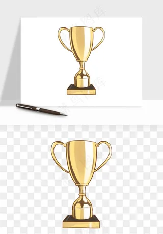 荣誉奖杯冠军金奖png免抠