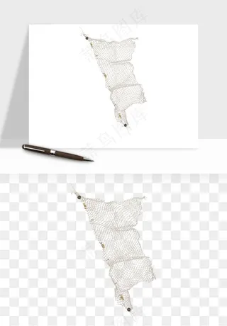 渔网捕鱼工具渔具png免抠