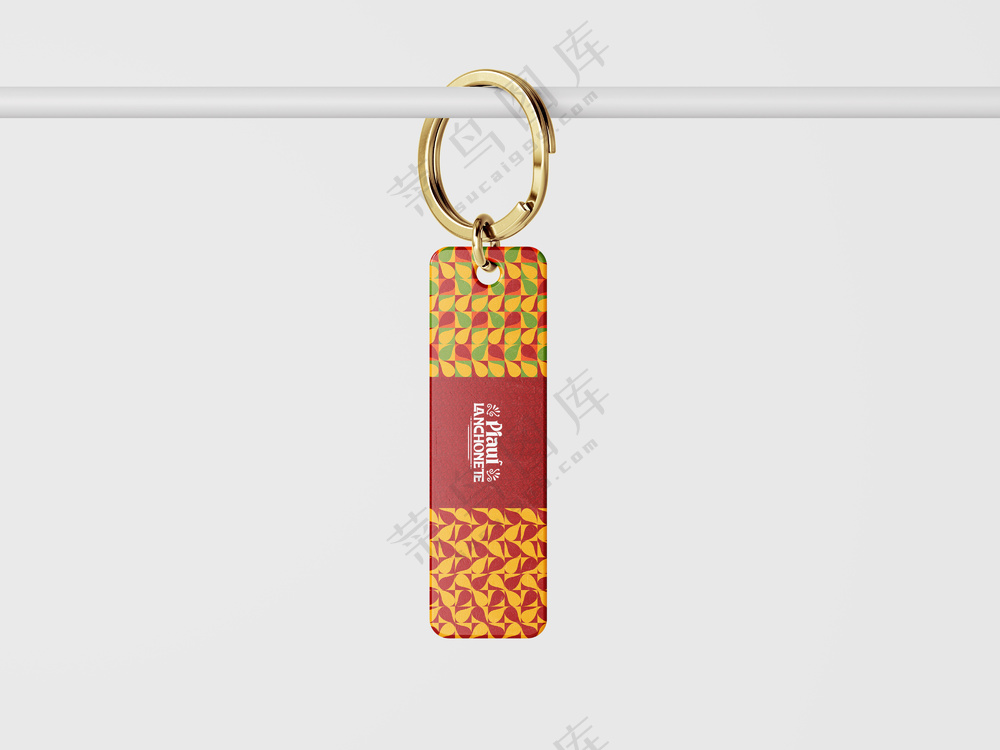 钥匙扣样机房卡配饰挂饰钥匙链文创样机-04