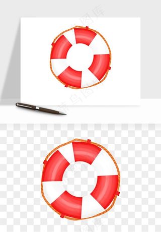 游泳圈png免抠