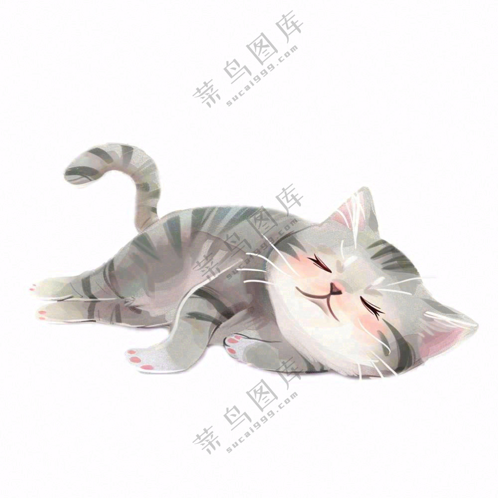 萌宠宠物卡通小猫可爱免抠